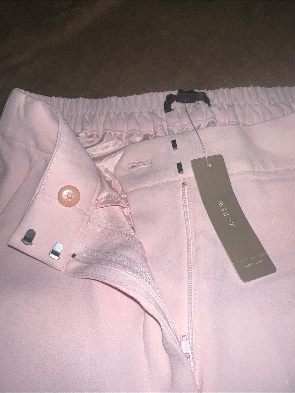 J. Crew Light Pink Bermuda Shorts 100%polyester size 4 - Picture 7 of 7